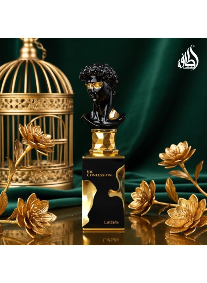 Lattafa His Confession for Men Eau de Parfum Spray, 3.4 Ounce / 100 ml - Image 2